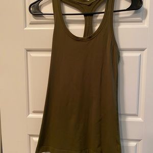 Lululemon racerback tank green
